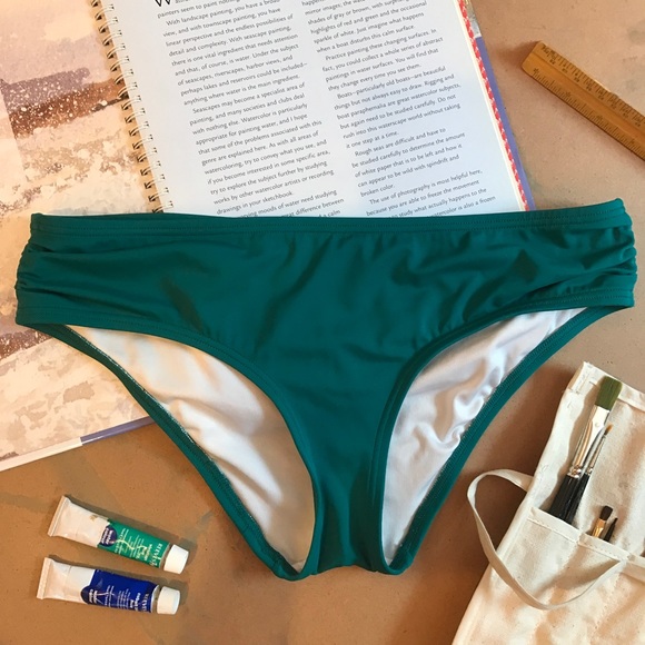 Victoria's Secret Other - Victoria Secret Teal Mix-and-Match Bikini Bottom with Side Ruching
